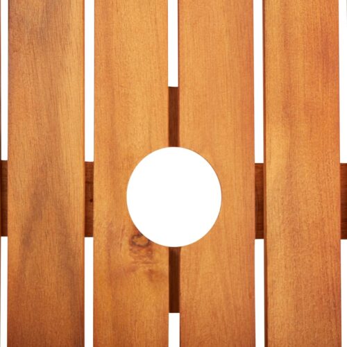 7-Piece Garden Dining Set with Cushions Acacia Wood Timber Outdoor Patio Furniture - Image 4