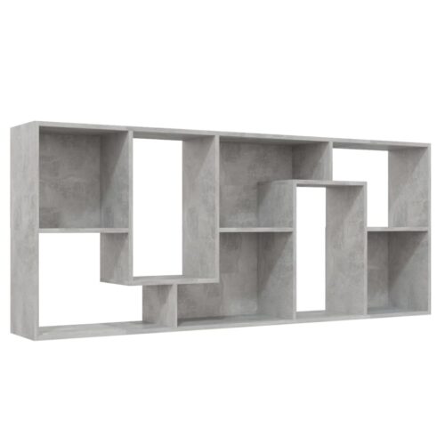Book Cabinet Concrete Grey 67x24x161cm Engineered Wood - Image 6