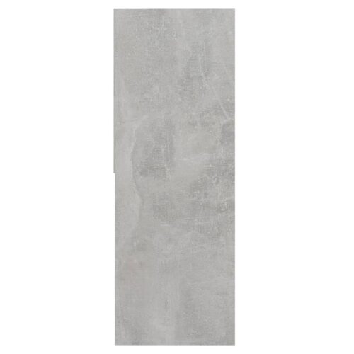 Book Cabinet Concrete Grey 67x24x161cm Engineered Wood - Image 10