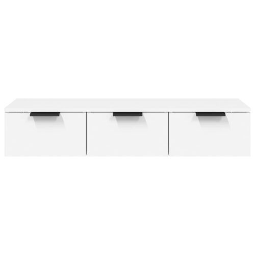 Wall Cabinet White 102x30x20cm Engineered Wood - Image 5