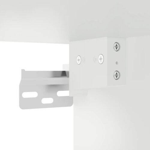 Wall Cabinet White 102x30x20cm Engineered Wood - Image 8