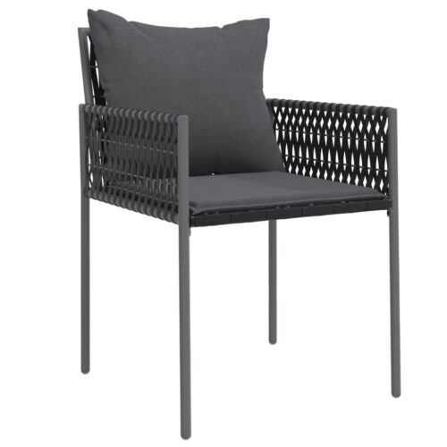 7-Piece Outdoor Dining Set Garden Patio Wicker Rattan Steel Furniture Setting - Image 5