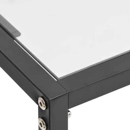 Console Table Transparent 160x35x75.5cm Tempered Glass - Image 5