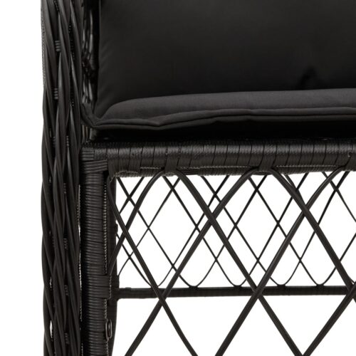 7-Piece Outdoor Dining Set Garden Patio Chairs Wicker Rattan Furniture Setting - Image 6