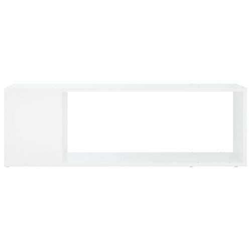 TV Cabinet White 100x24x32cm Engineered Wood - Image 3