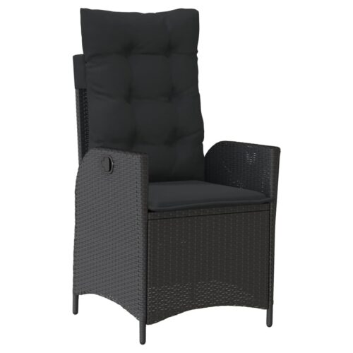 5-Piece Outdoor Dining Set Garden Patio Chairs Bistro Wicker Rattan Furniture - Image 3