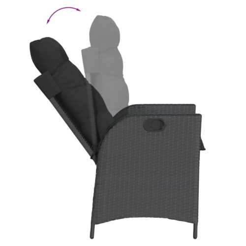 7-Piece Outdoor Dining Set Garden Patio Chairs Wicker Rattan Furniture Setting - Image 4
