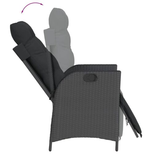 7-Piece Outdoor Dining Set Garden Patio Chairs Wicker Rattan Furniture Setting - Image 7