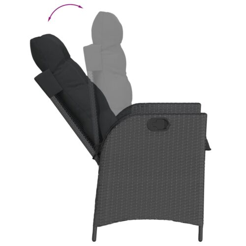 7-Piece Outdoor Dining Set Garden Patio Chairs Wicker Rattan Furniture Setting - Image 4