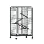 i.Pet Rabbit Cage Indoor Hutch Guinea Pig Bird Ferret Cat Hamster 110cm 4 Level