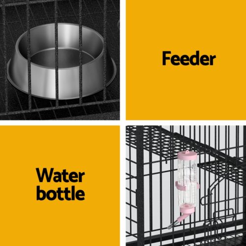 i.Pet Rabbit Cage Indoor Hutch Guinea Pig Bird Ferret Cat Hamster 110cm 4 Level - Image 5