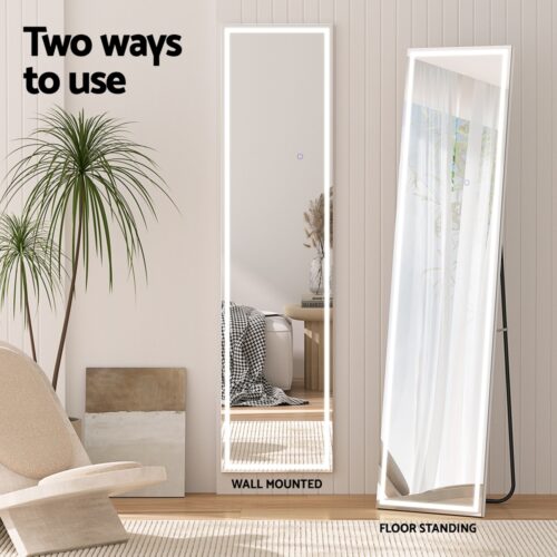 Embellir Full-Length Floor Wall Mirrors LED Light - Image 6