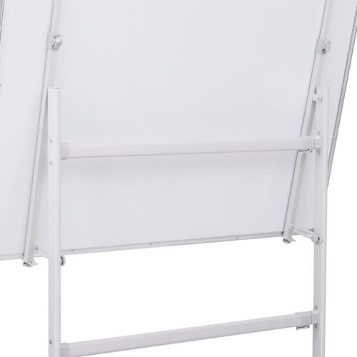 90x120cm Standing Whiteboard with Wheels Magnetic Double-Sided Erase Board - Image 3