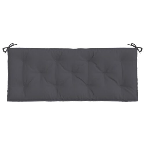 2pcs Garden Bench Cushions Patio Chair Seat Pads  Oxford Fabric Anthracite Grey 120x50x7cm - Image 5