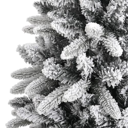 Artificial Christmas Xmas Tree with Flocked Snow 240cm PVC PE - Image 5
