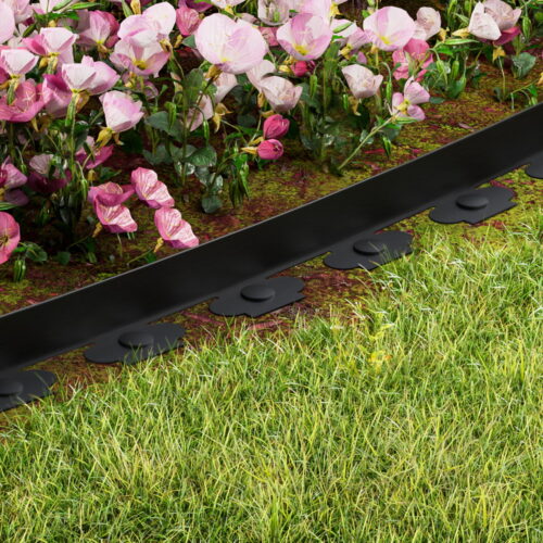 Green Fingers Garden Edging 5CM x 10M Border Support Landscape Edge Black X2 - Image 5