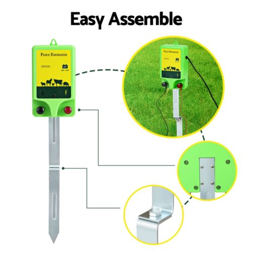 Giantz 18km Electric Fence Energiser 1.56J - Image 6