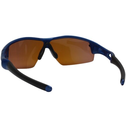 Oakley Custom Radar Pitch Metallic Blue Iridium Lens Mens Sports Sunglasses - Image 4