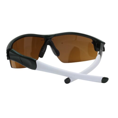 Oakley Custom Radar Pitch Team Dark Green Gold Iridium Mens Sports Sunglasses - Image 5
