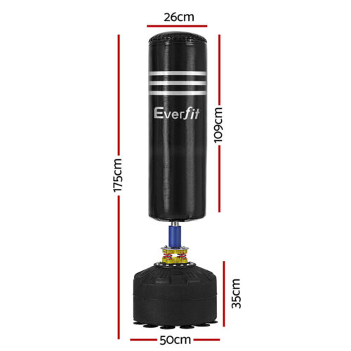 Everfit Boxing Punching Bag Stand 175CM Home Gym Training - Image 2