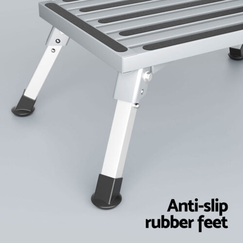 Weisshorn Caravan Step Folding Aluminium Step Ladder Stool - Image 6