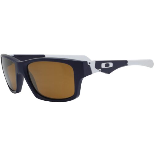 Oakley Custom Jupiter Squared Matte Blue White Gold Iridium Lens Mens Sunglasses