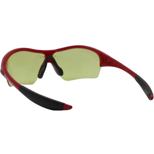 Ex Display Oakley Custom Enduring Edge Lipstick Red Yellow Sports Sunglasses - Image 4