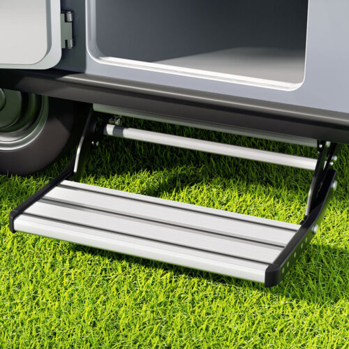 Weisshorn Caravan Step Pull Out Step Single Aluminium 200KG - Image 5