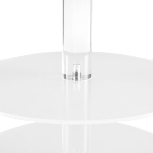 5-Star Chef Cake Stand 5 Tiers Acrylic Holder Display Round Clear Wedding Party - Image 4