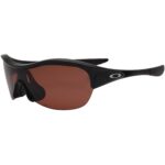 Oakley Custom Enduring Pace Polished Black Polarized VR28 Lens Womens Sunglasses