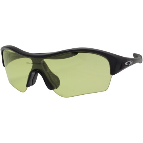Oakley Custom Enduring Edge Polished Black Yellow Lens Womens Sports Sunglasses - Image 2