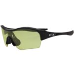 Oakley Custom Enduring Edge Polished Black Yellow Lens Womens Sports Sunglasses