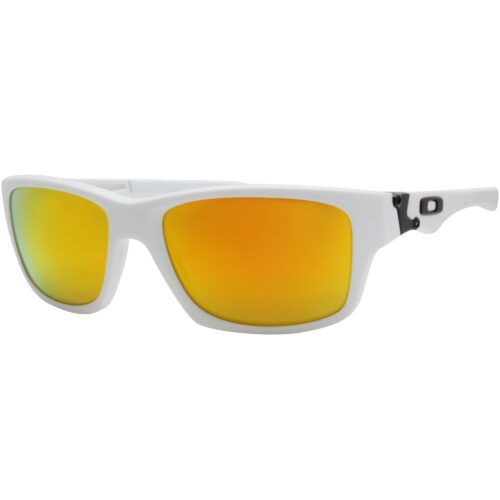Oakley Custom Jupiter Squared Matte White Fire Iridium Lens Mens Rare Sunglasses - Image 2