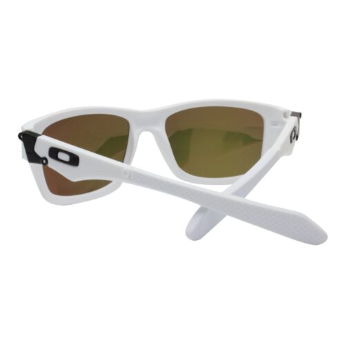 Oakley Custom Jupiter Squared Matte White Fire Iridium Lens Mens Rare Sunglasses - Image 5