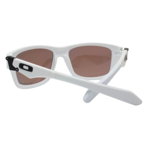 Oakley Custom Jupiter Squared Matte White Polarized OO Red Lens Mens Sunglasses - Image 5