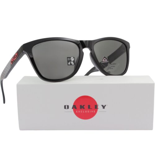 Ex Display Oakley OO 9245-B854 Frogskins Black JPN Stars Prizm Grey Sunglasses - Image 7
