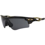 Oakley OO 9206-7338 Radarlock Path Black Japan Gold Scales Sports Sunglasses