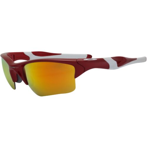 Oakley Custom Half Jacket 2.0 XL Team Red Fire Iridium Mens Sports Sunglasses