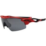 Oakley Custom Radarlock Pitch Infrared Polarized Black Mens Sports Sunglasses