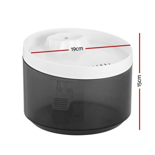 i.Pet Pet Water Fountain Feeder Dispenser Filter Dog Cat Drinking Automatic 2.2L - Image 2