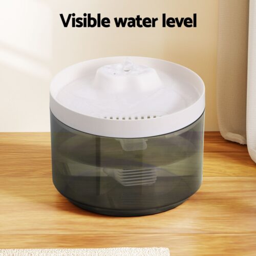 i.Pet Pet Water Fountain Feeder Dispenser Filter Dog Cat Drinking Automatic 2.2L - Image 4