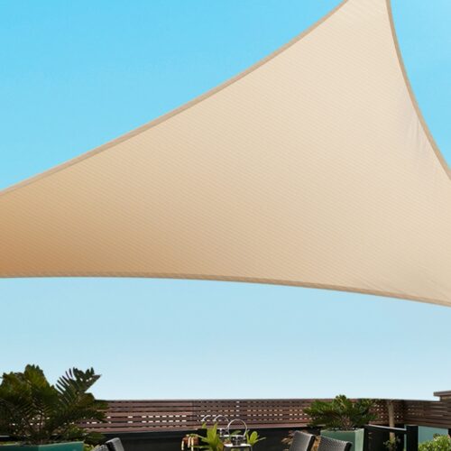 Instahut Shade Sail Cloth Shadecloth Triangle Sun Canopy 3.6x3.6x3.6M - Image 6