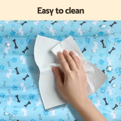 i.Pet Pet Cooling Mat Gel Dog Cat Self-cool Puppy Pad Large Bed Summer Blue - Image 6