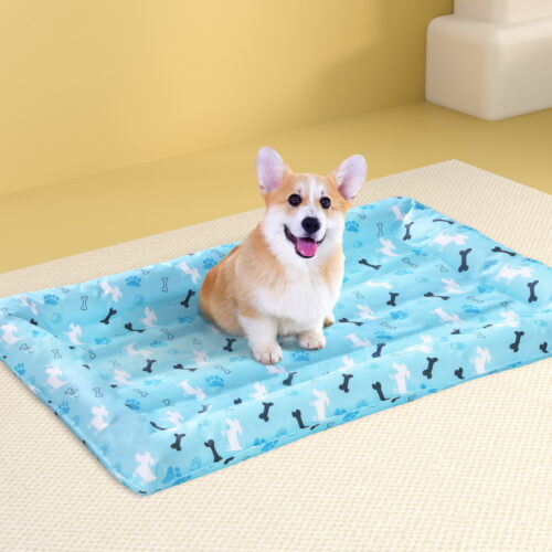 i.Pet Pet Cooling Mat Gel Dog Cat Self-cool Puppy Pad Large Bed Summer Blue - Image 7