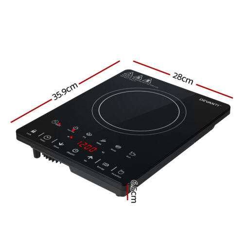 Devanti Electric Ceramic Cooktop 30cm - Image 2