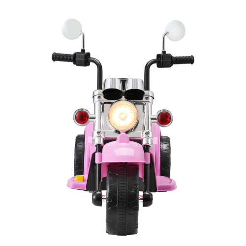 Rigo Kids Ride On Car Motorcycle Motorbike Electric Toys Horn Music 6V Pink - Image 3