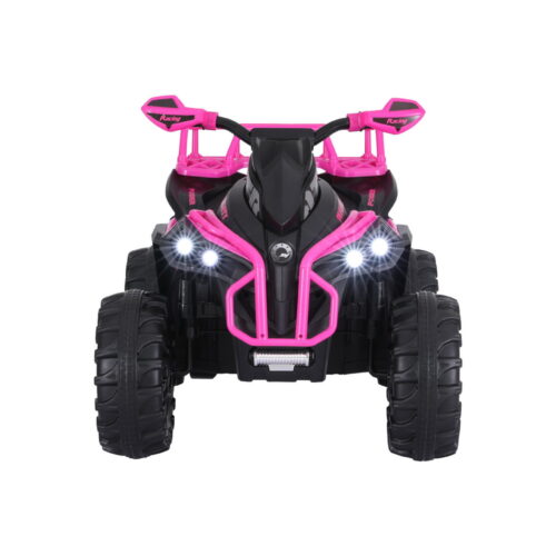 Rigo Kids Ride On Car ATV Quad Motorbike Storage Rack Electric Toys 12V Pink - Image 3
