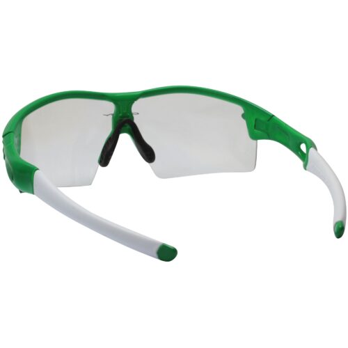 Oakley Custom Radar XL Blades Team Bright Green Clear Mens Sports Sunglasses - Image 4