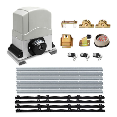LockMaster Electric Sliding Gate Opener 800KG Keypad 4M - Image 3
