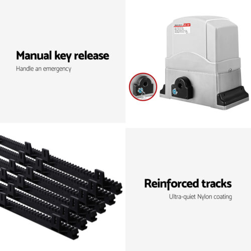LockMaster Electric Sliding Gate Opener 800KG 6M Hardware Kit - Image 6